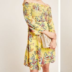 NWT Farm Rio Bria Smocked Dress Anthropologie S